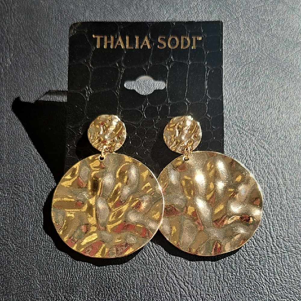 Thalia Sodi Gold Statement Earrings N6